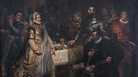 Gespräch | Katharina von Schwarzburg und Friedrich Schiller Gespräch | Katharina von Schwarzburg und Friedrich Schiller