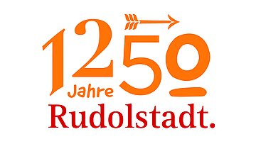 Logo zum Stadtjubiläum „1250 Jahre Rudolstadt“. Logo zum Stadtjubiläum „1250 Jahre Rudolstadt“.